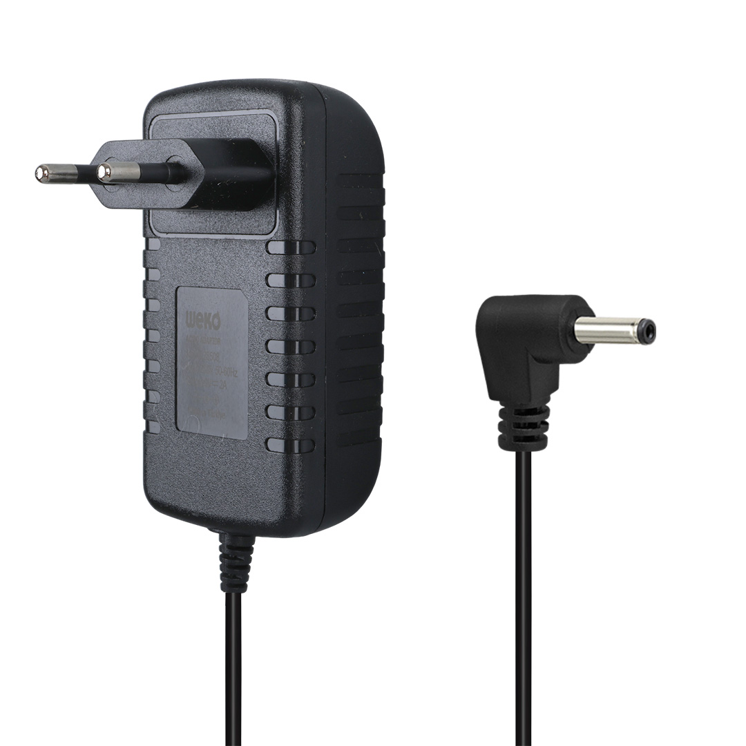 M2589-WEKO 9 VOLT - 2 AMPER 3.5*1.35 UÇLU YERLİ ÜRETİM PRİZ TİPİ ADAPTÖR